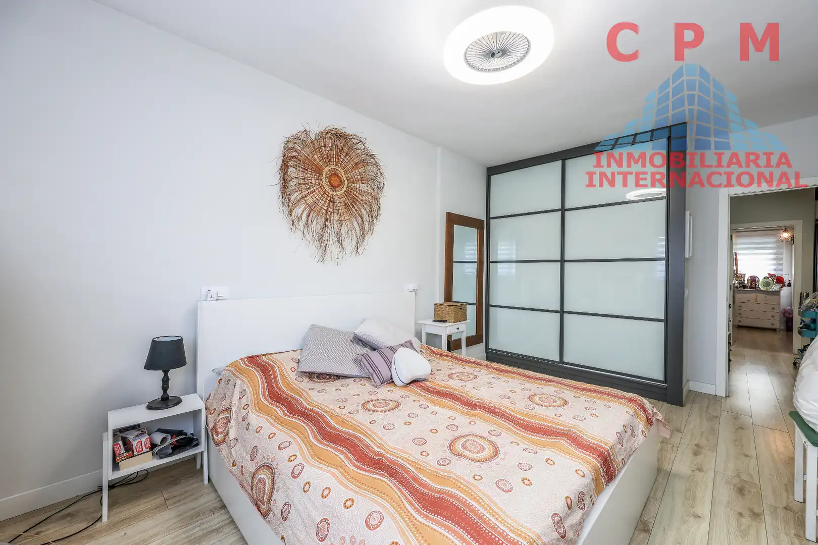 Bedroom of Flat for rent in Madrid  with Air Conditioner, Heating and Parquet flooring
