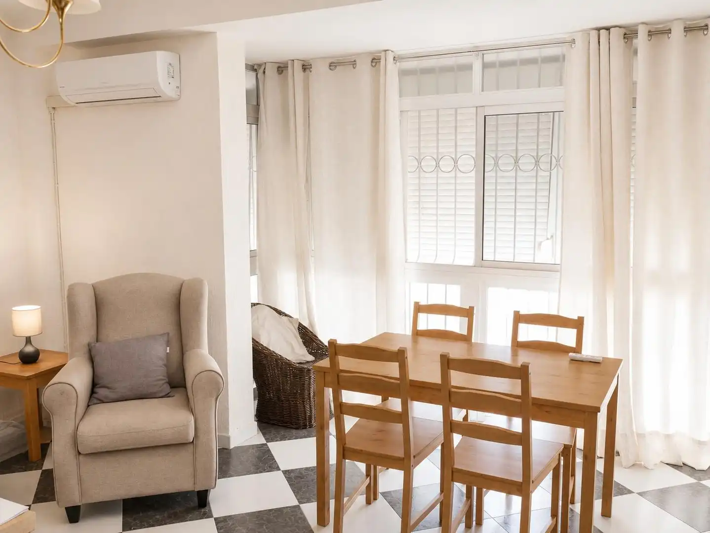 Esszimmer von Wohnung zum Verkauf in Jerez de la Frontera mit Klimaanlage und Balkon