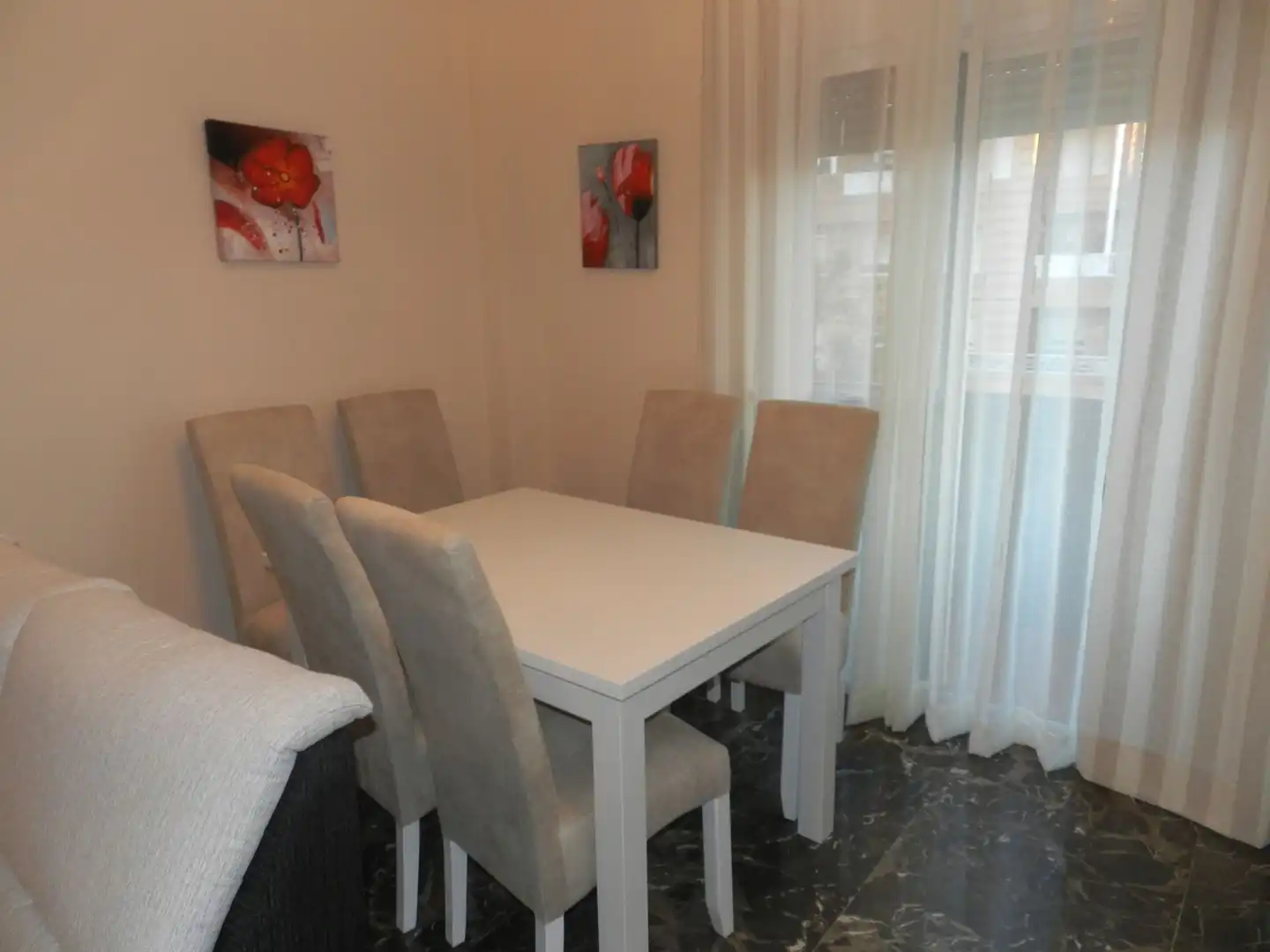 Dining room of Flat for rent in Linares  with Air Conditioner, Heating and Furnished