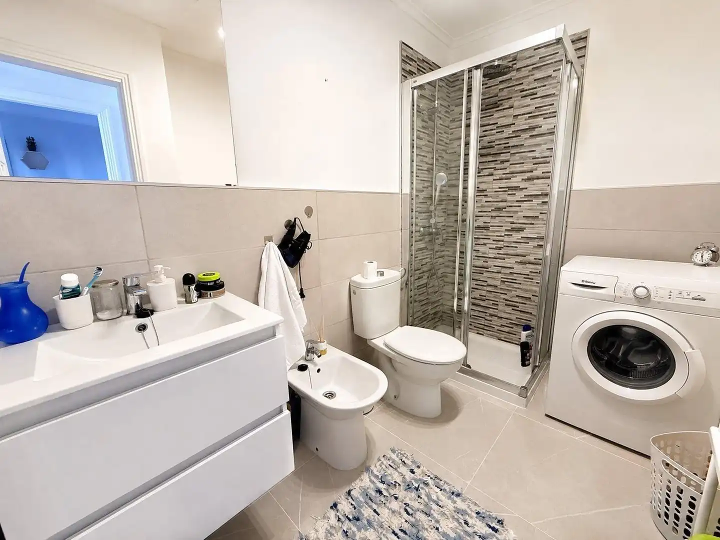 Bany de Apartament de lloguer en San Miguel de Abona amb Aire condicionat, Terrassa i Balcó