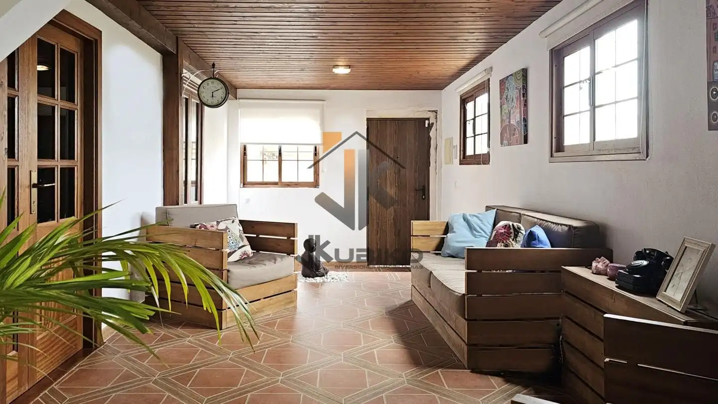 Sala de estar de Casa o chalet en venta en La Victoria de Acentejo con Jardín privado y Terraza