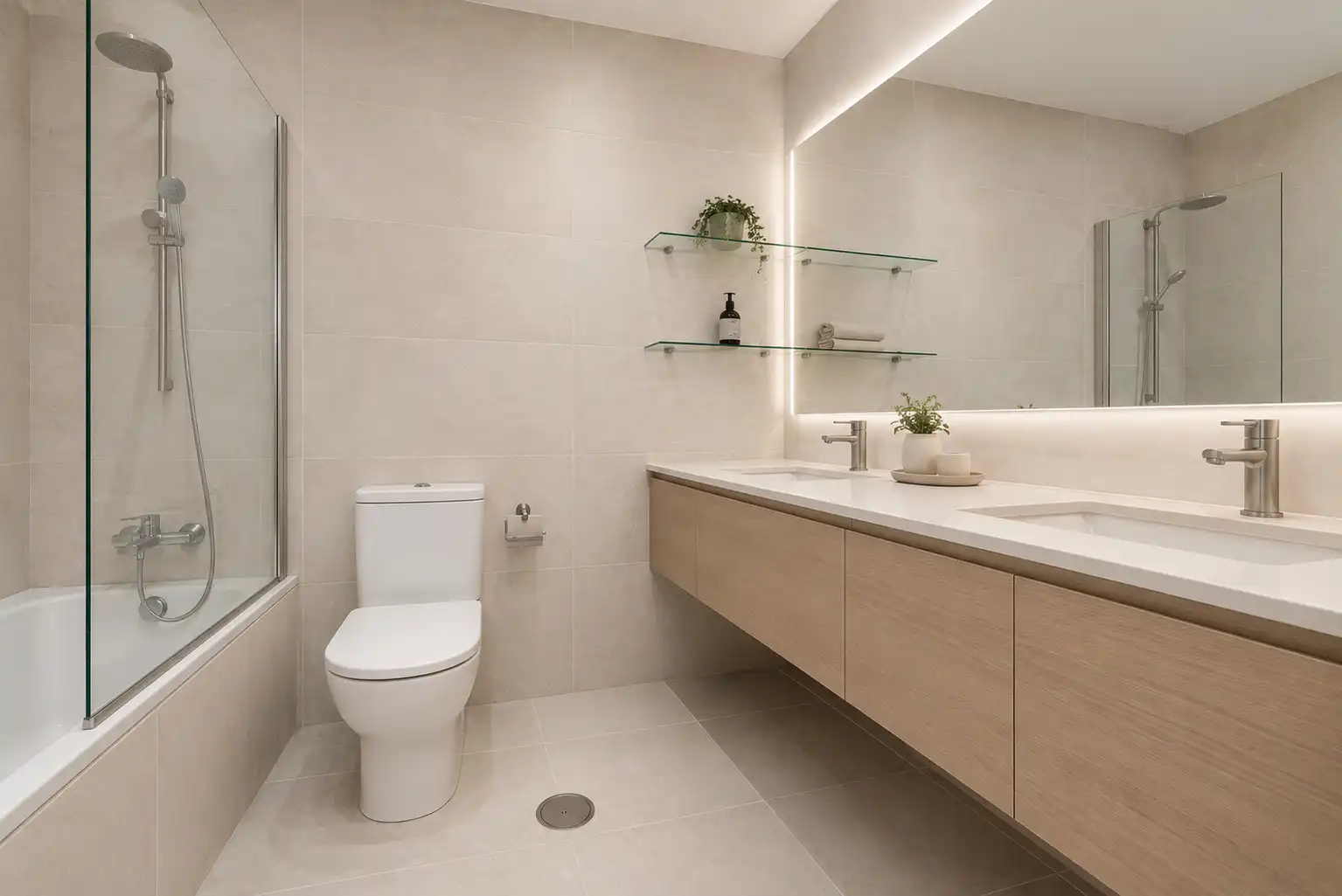 Badezimmer von Wohnung zum Verkauf in Brunete mit Heizung, Abstellraum und Balkon