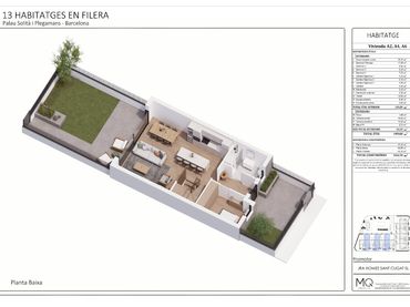 Casa a schiera di nuova costruzione con balcone in vendita a Avinguda del Camí Reial 188