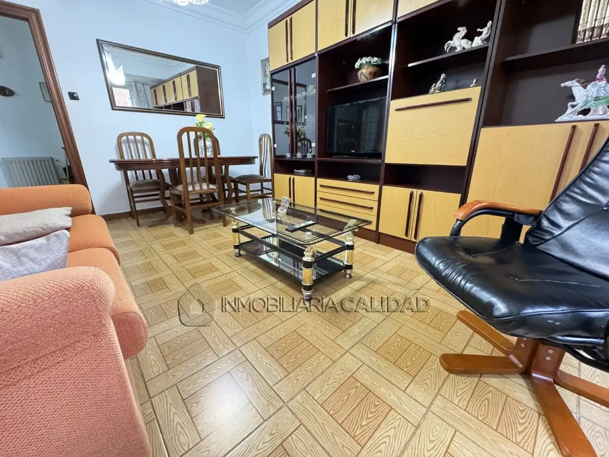 Sala d'estar de Pis de lloguer en Burgos amb Calefacció i Moblat
