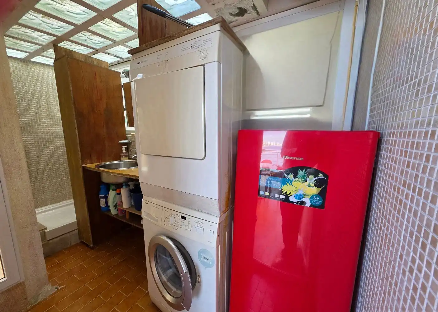Cocina de Apartamento en venta en La Manga del Mar Menor con Aire acondicionado, Terraza y Trastero