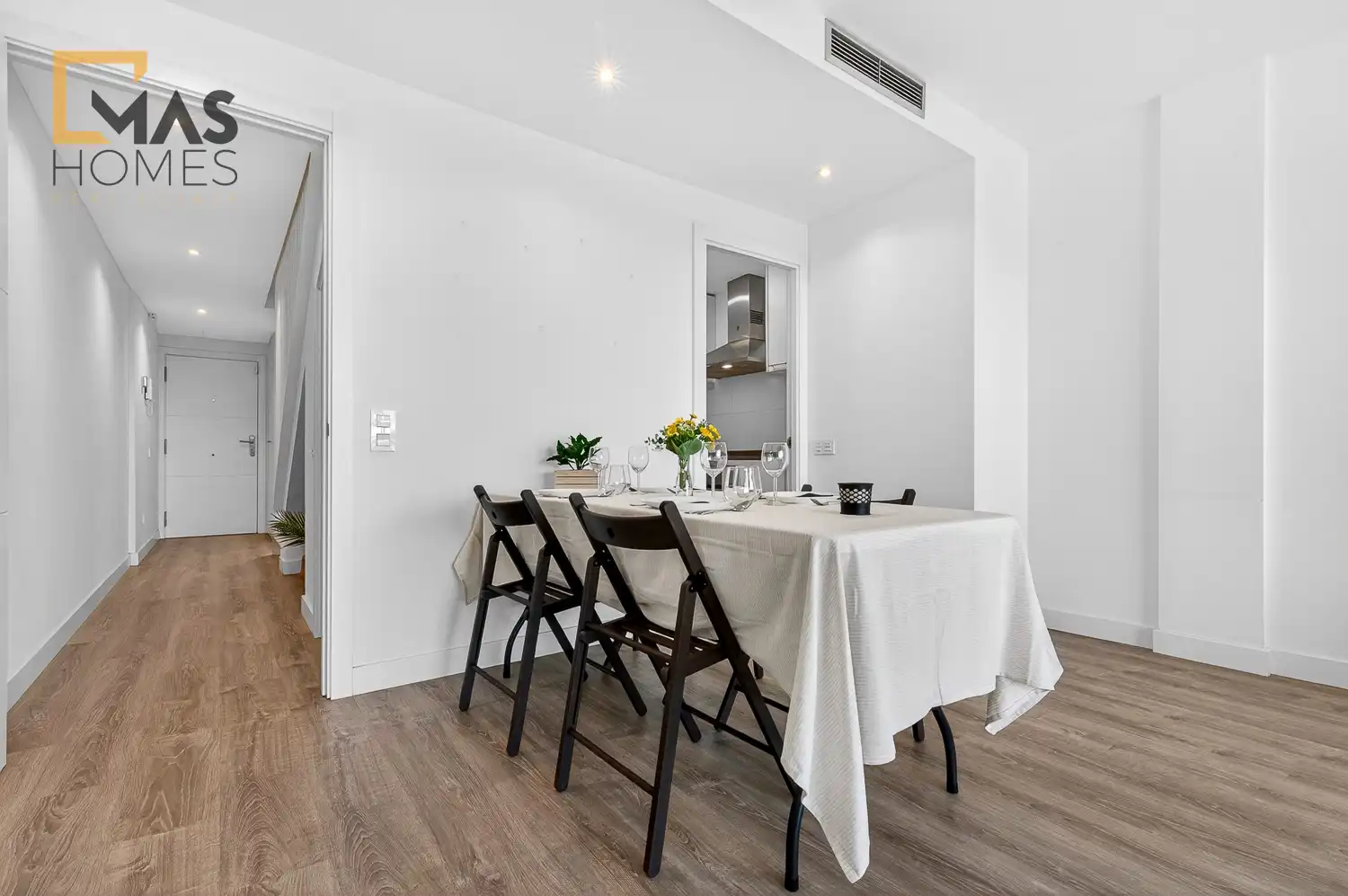 Esszimmer von Maisonette zum Verkauf in Sabadell mit Klimaanlage, Heizung und Parkett