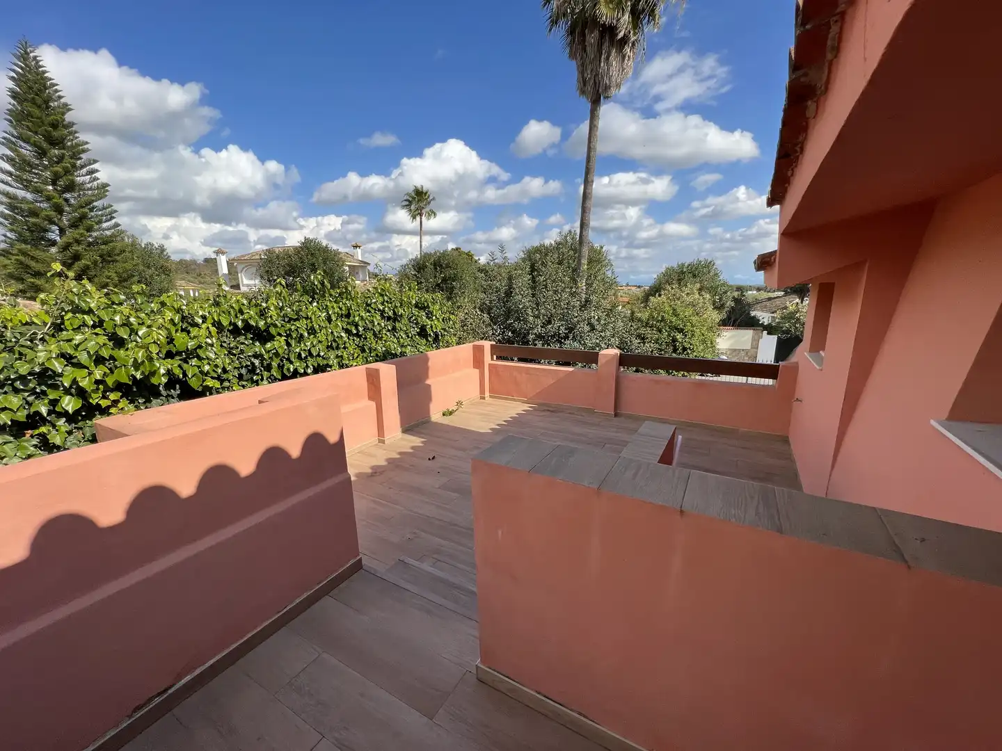Terrassa de Casa o xalet en venda en El Puerto de Santa María amb Aire condicionat, Jardí privat i Parquet