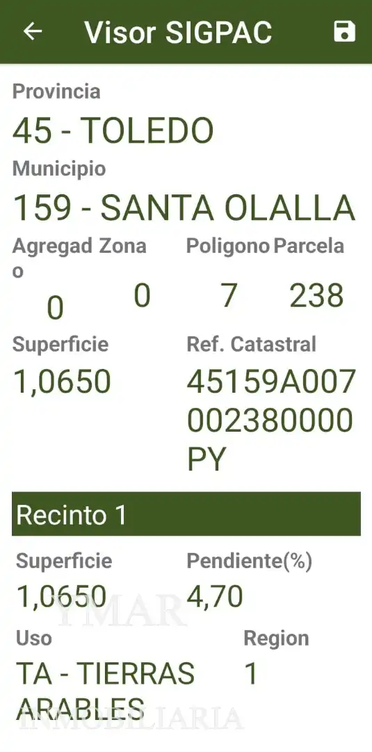 Rural land for sale in Santa Olalla, imagen 4