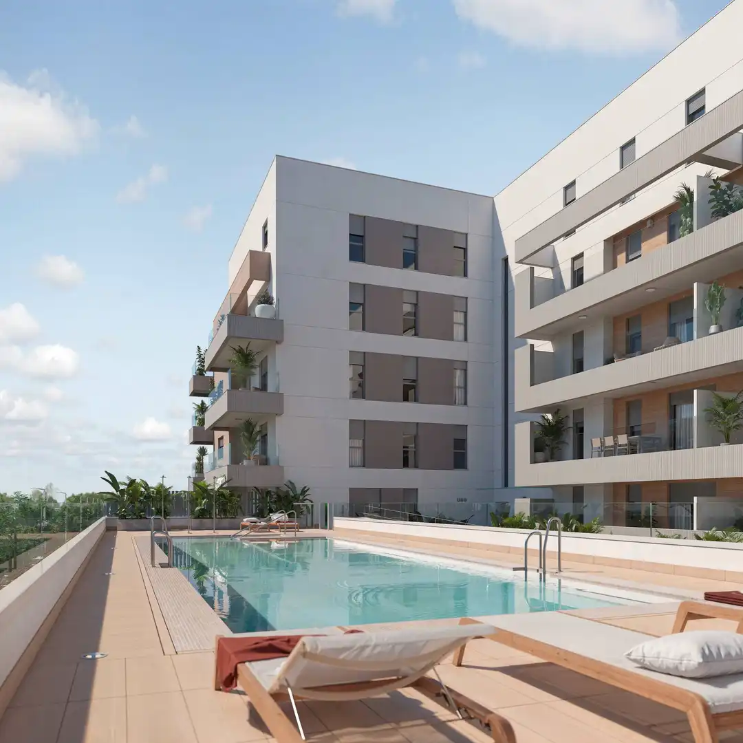 Piso con piscina en venta en R. PALMAS ALTAS. ISLA NATURA, imagen 2