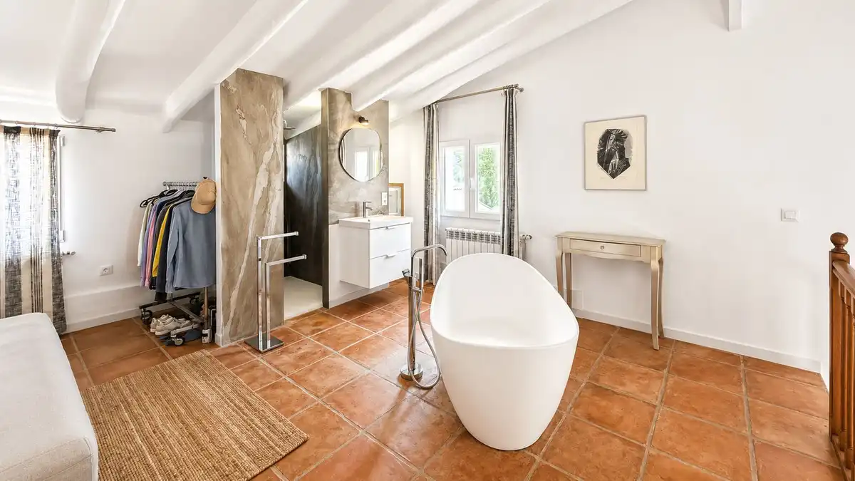 Casa rústica amb piscina en venda a Villanueva del Rosario, imagen 35