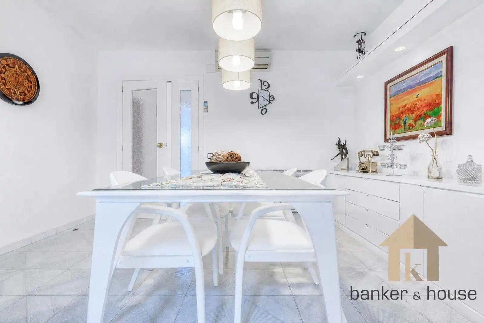 Dining room of Detached homes for sale in Cerdanyola del Vallès  with Air Conditioner, Heating and Terrace