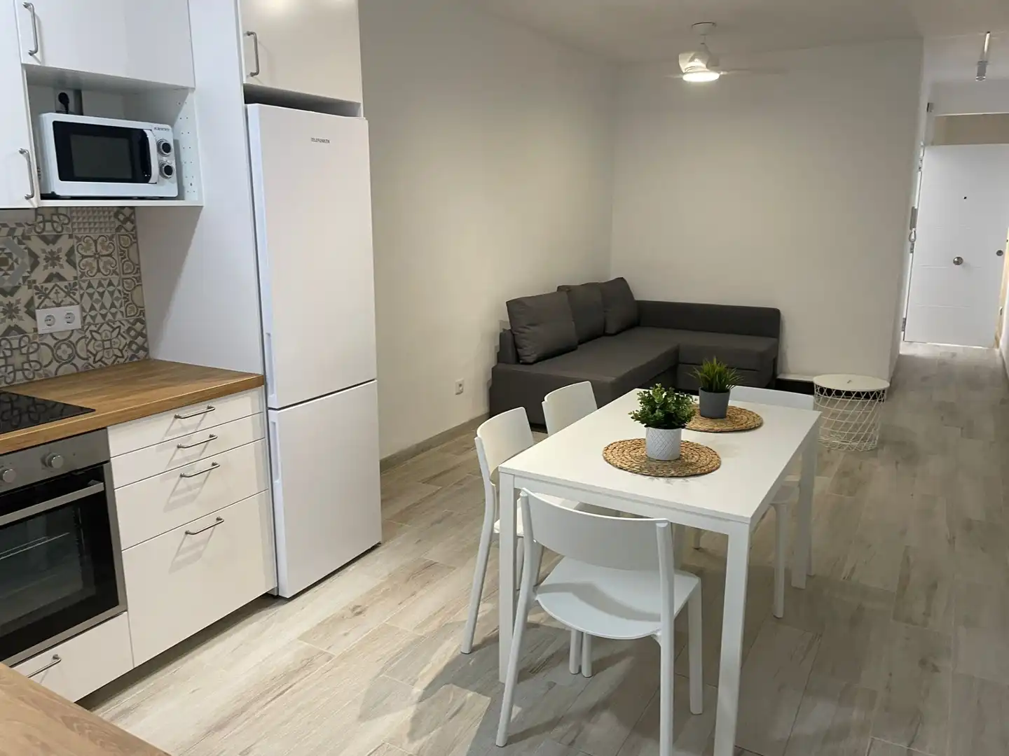 Cocina de Piso de alquiler en Castellón de la Plana / Castelló de la Plana con Terraza, Amueblado y Balcón
