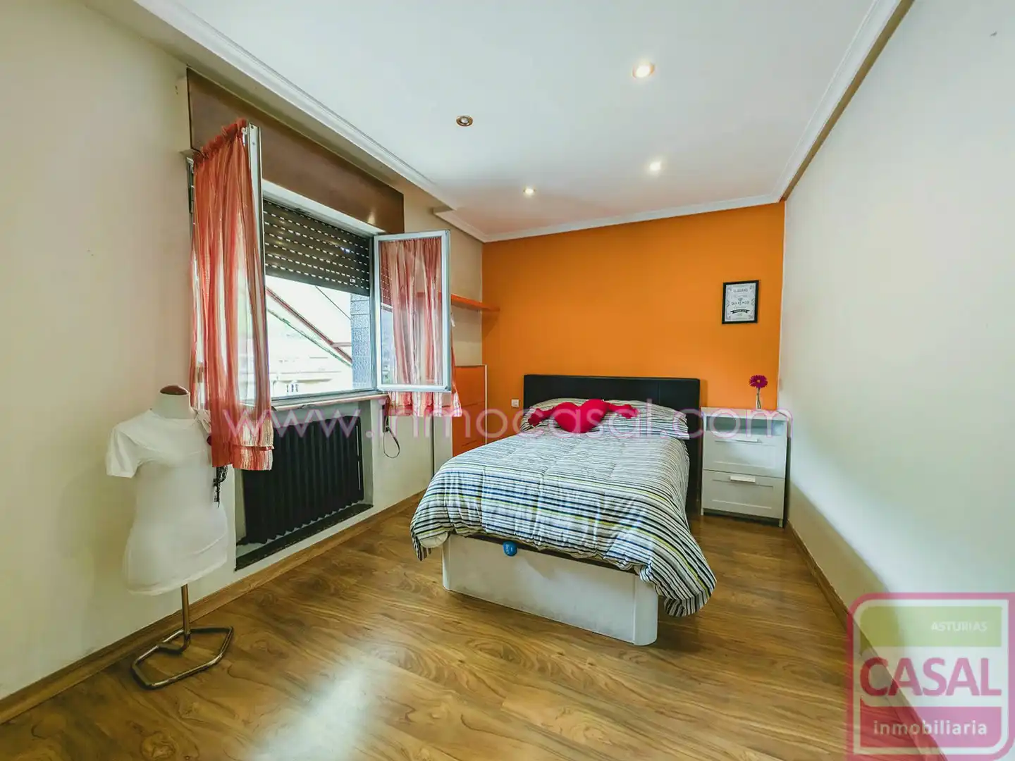 Schlafzimmer von Haus oder Chalet zum Verkauf in Mieres (Asturias) mit Heizung, Terrasse und Abstellraum