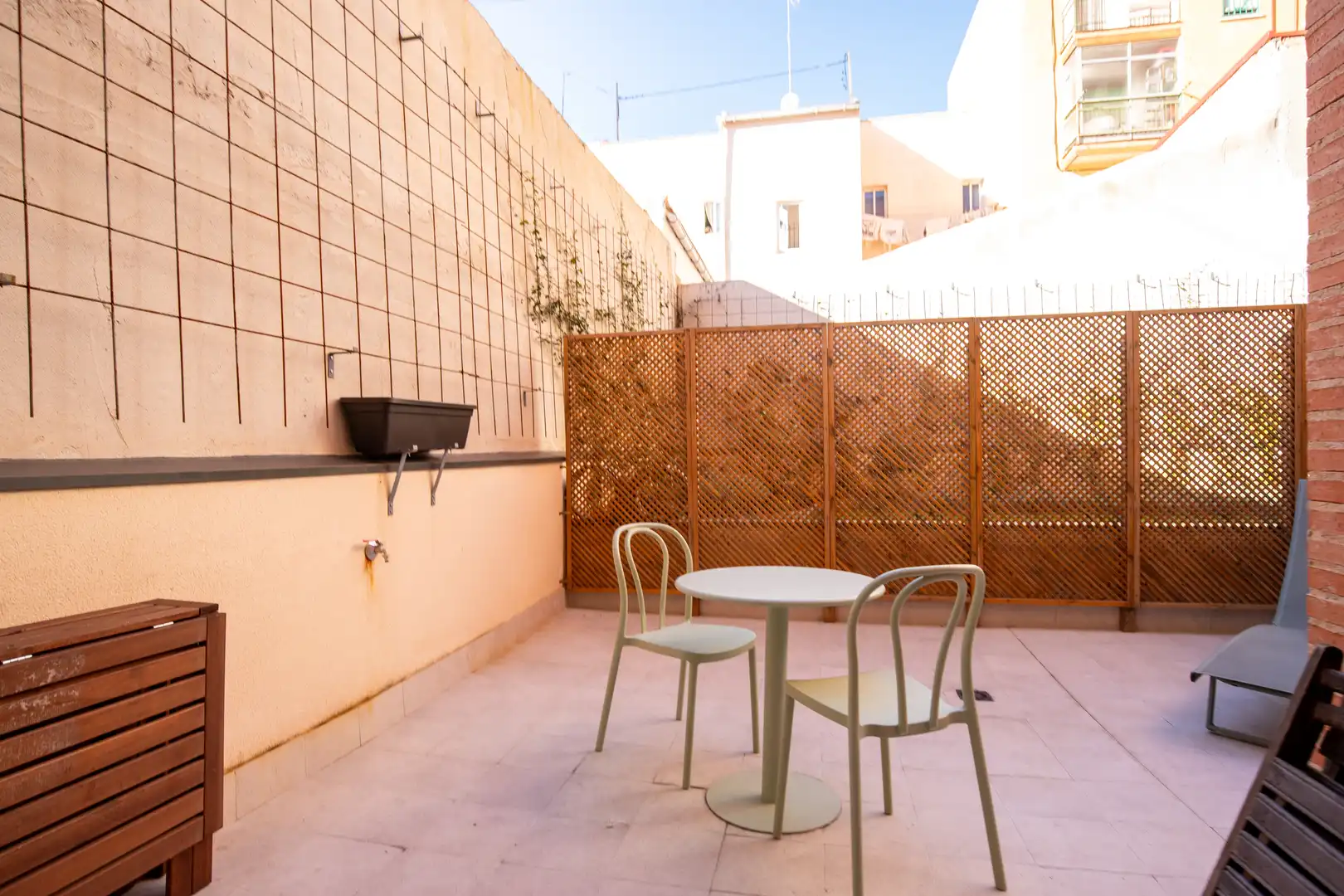 Terraza de Piso de alquiler en Madrid con Aire acondicionado, Calefacción y Amueblado