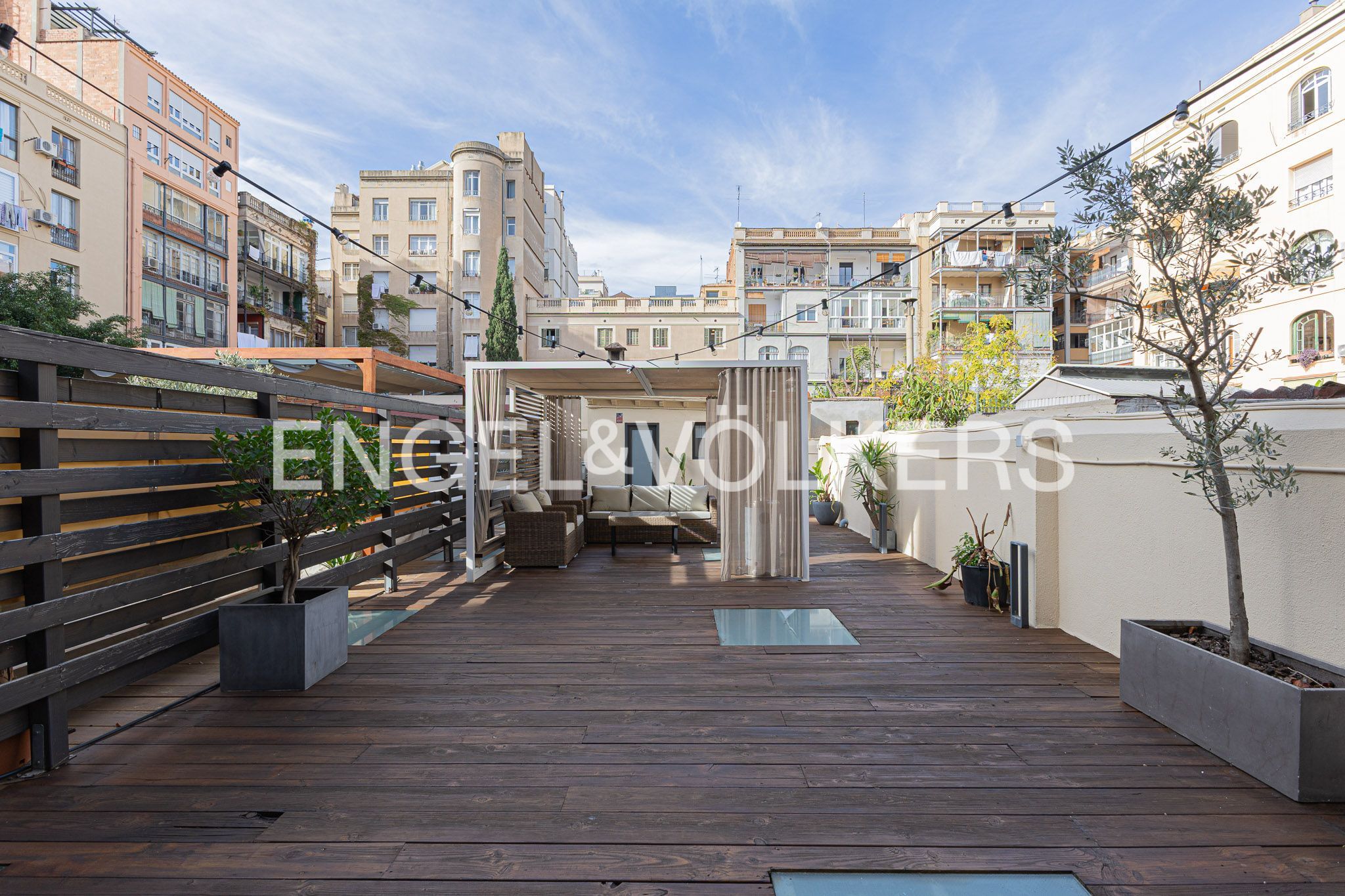 Terrassa de Apartament de lloguer en  Barcelona Capital amb Aire condicionat, Calefacció i Terrassa