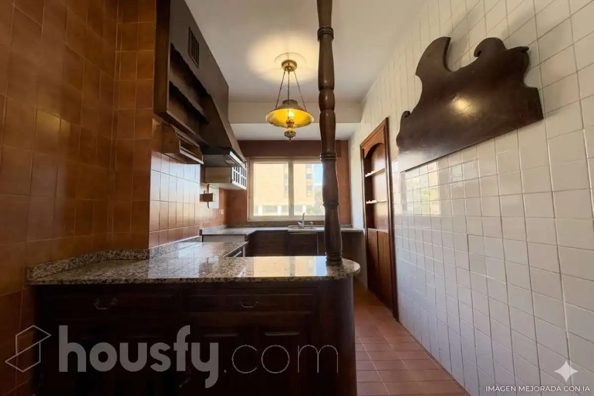 Kitchen of Flat for sale in Lugo  with Heating, Terrace and Storage room