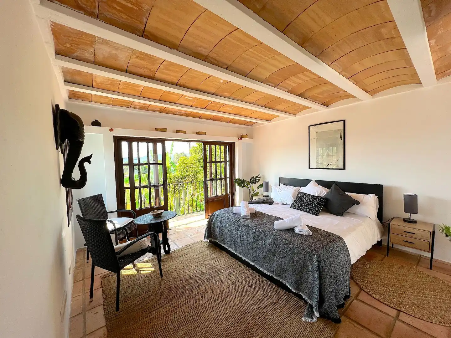 Bedroom of Houses for sale in Sant Antoni de Portmany  with Air Conditioner, Heating and Private garden