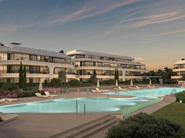 Appartement compact avec balcon à vendre à Estepona Pueblo