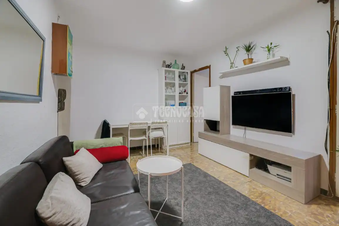 Sala de estar de Piso en venta en Barcelona con Balcón