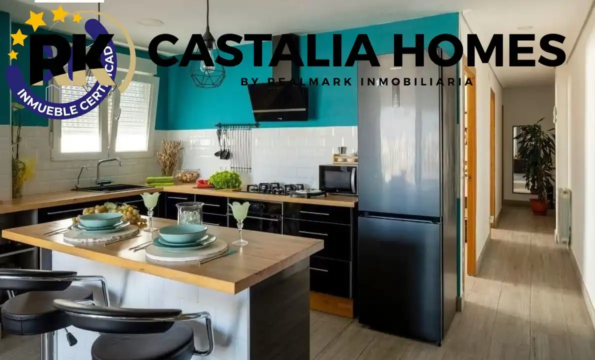 Cocina de Ático en venta en Burriana / Borriana con Calefacción, Terraza y Horno
