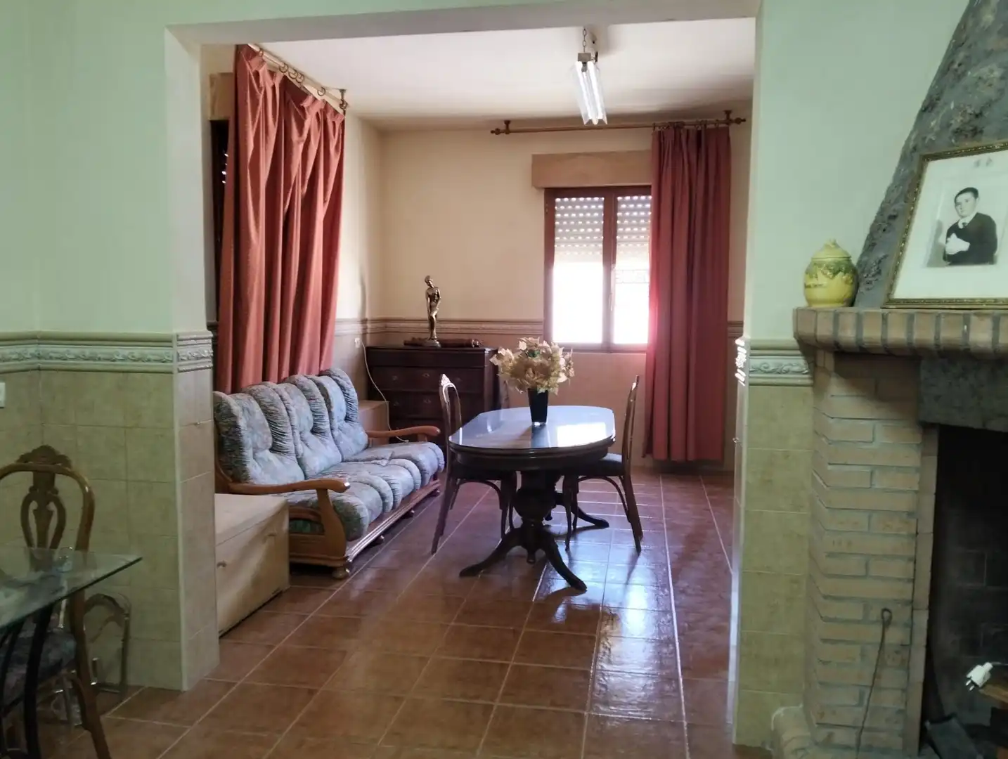 Living room of Houses for sale in Madrigueras  with Terrace and Furnished