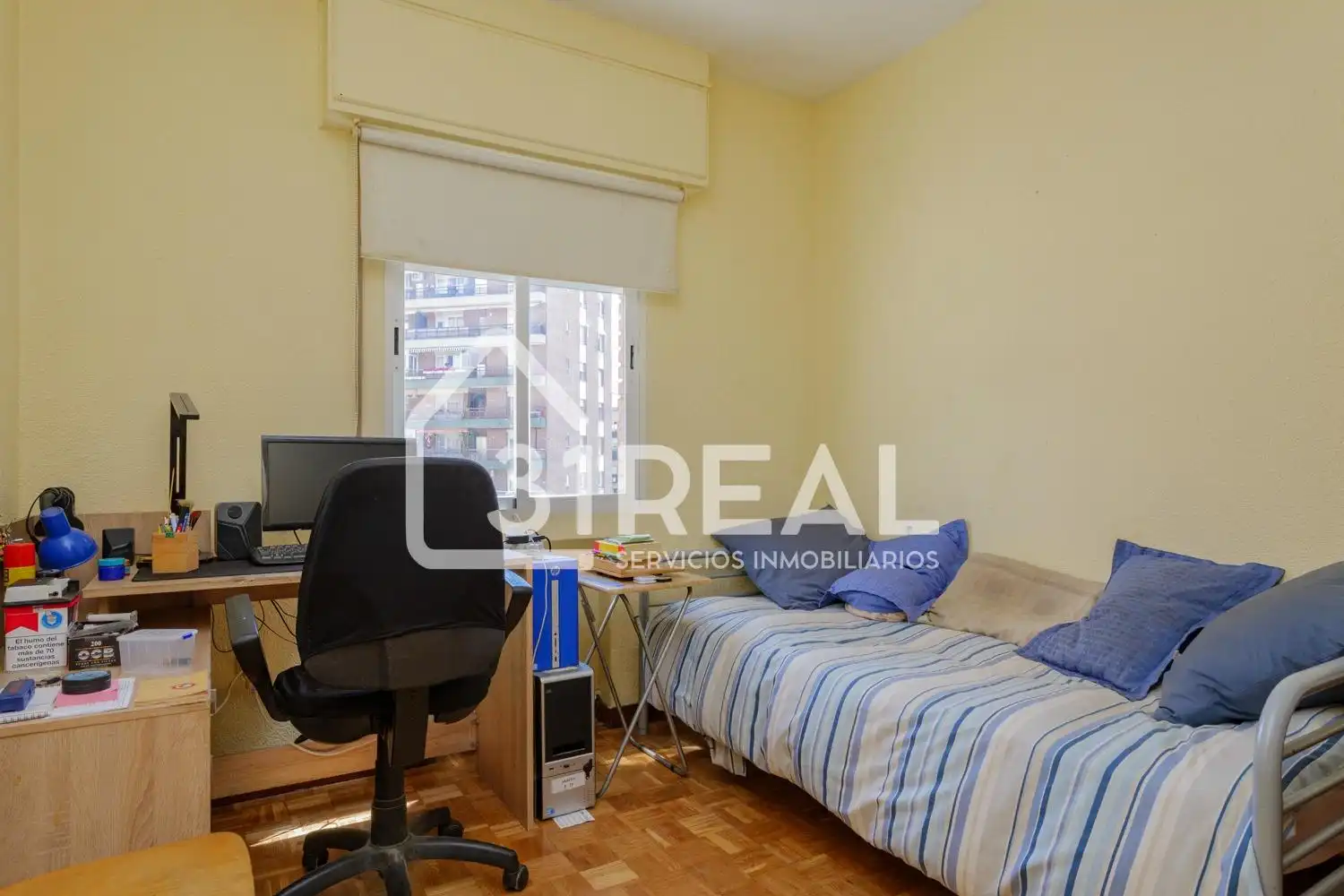 Bedroom of Flat for sale in Madrid  with Air Conditioner, Heating and Parquet flooring