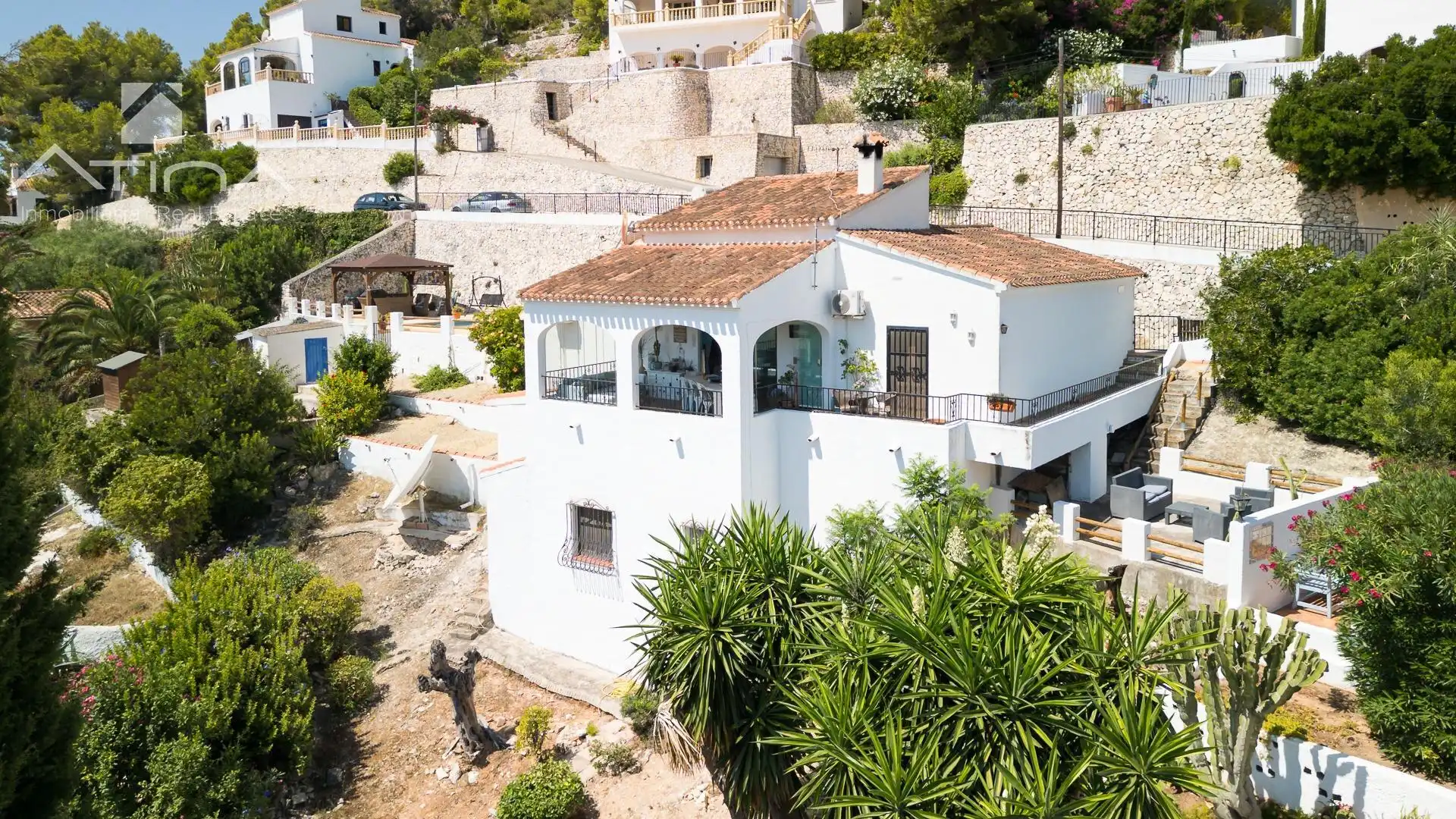 Vista exterior de Casa o chalet en venta en Jávea / Xàbia con Aire acondicionado, Calefacción y Jardín privado