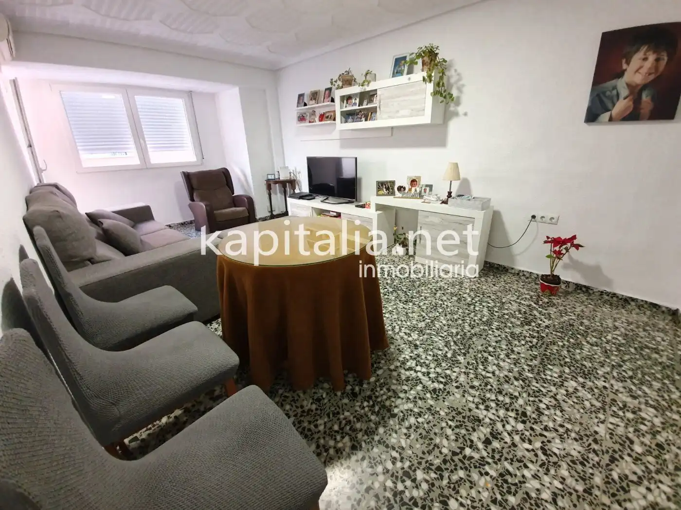 Sala de estar de Piso en venta en Ontinyent con Balcón