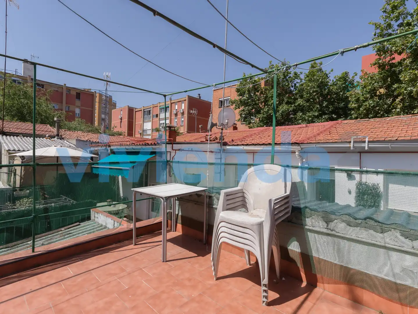 Terrace of Flat for sale in Madrid  with Heating, Terrace and Furnished