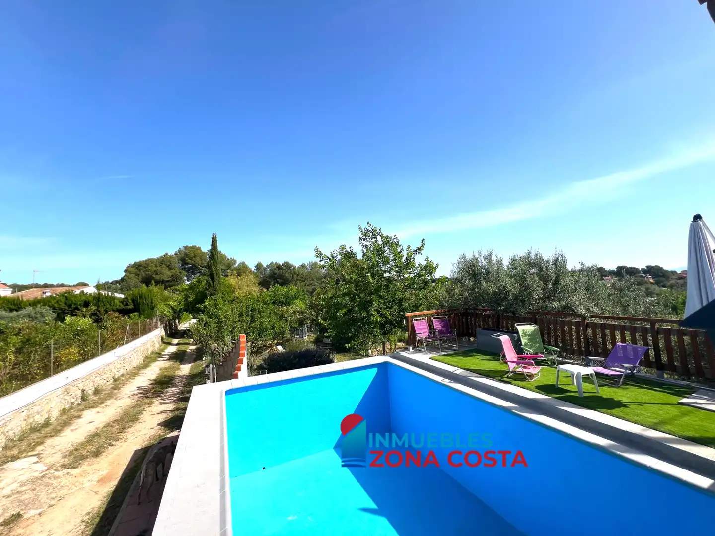 Piscina de Finca rústica en venta en Vilamarxant con Aire acondicionado, Jardín privado y Terraza