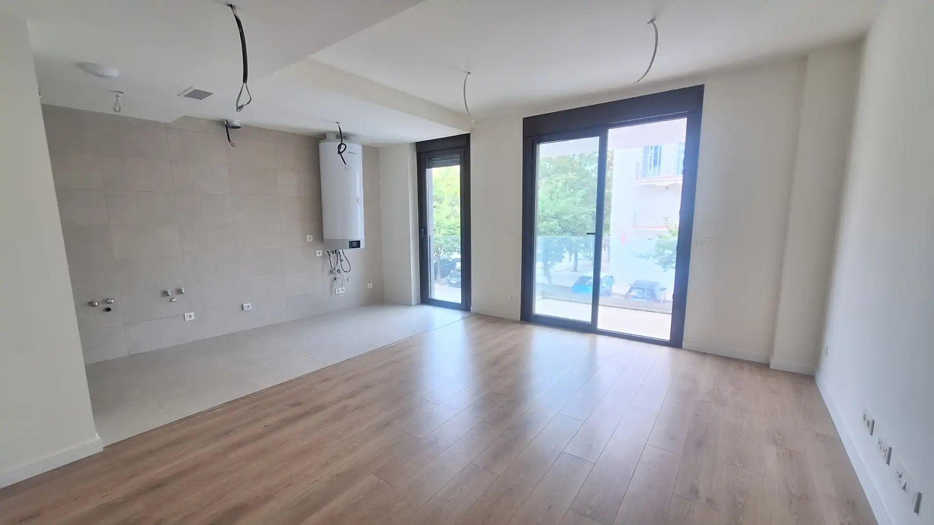 Sala d'estar de Apartament en venda en Estepona amb Aire condicionat, Calefacció i Piscina
