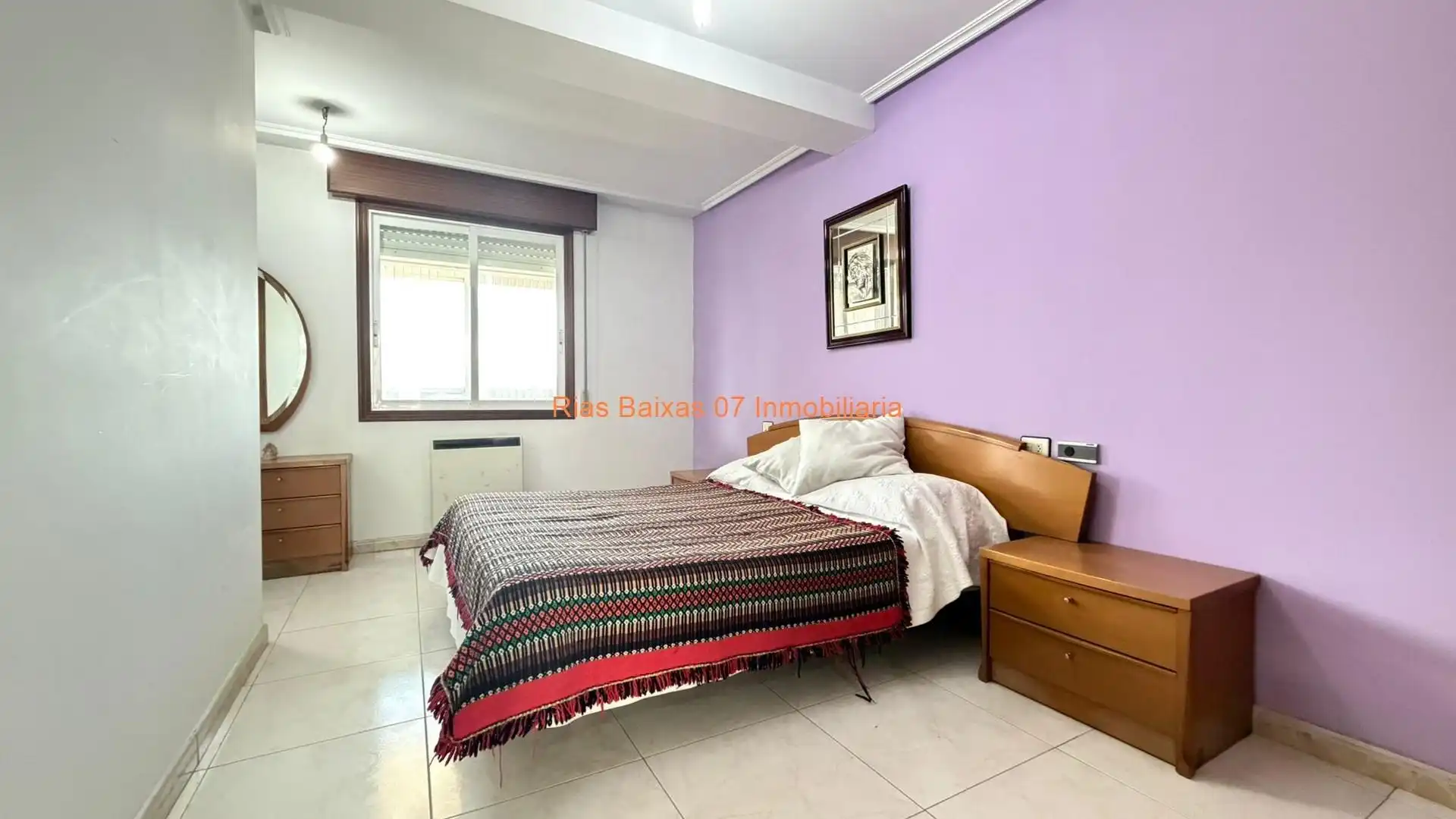 Bedroom of Flat for sale in Cortegada  with Heating, Terrace and Furnished