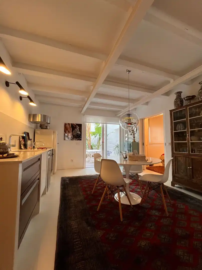 Küche von Country house zum Verkauf in Es Migjorn Gran mit Klimaanlage, Heizung und Privatgarten