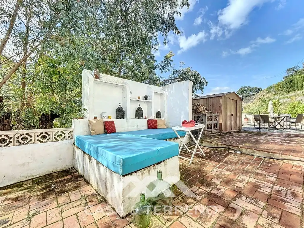 Terrassa de Casa o xalet en venda en Comares amb Aire condicionat, Jardí privat i Terrassa