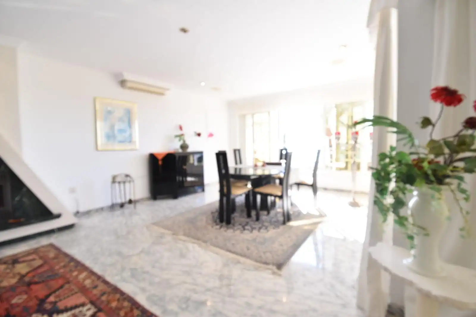 Comedor de Casa o chalet de alquiler en Rincón de la Victoria con Aire acondicionado, Calefacción y Jardín privado