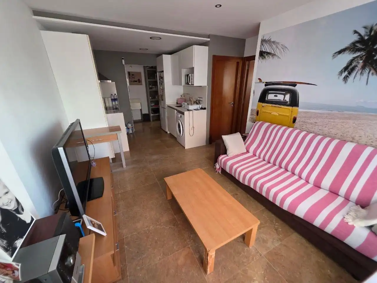 Sala d'estar de Pis en venda en Vilanova i la Geltrú amb Calefacció, Forn i Balcó
