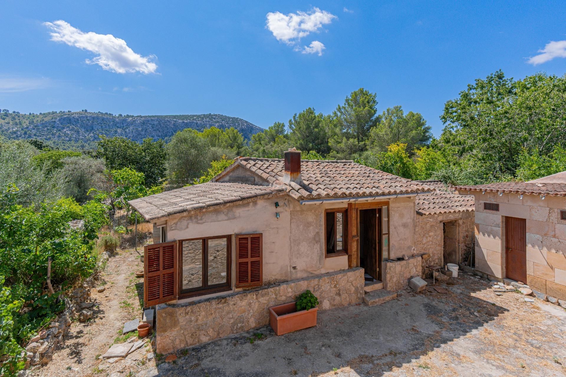 Exterior view of Country house for sale in Pollença  with Private garden