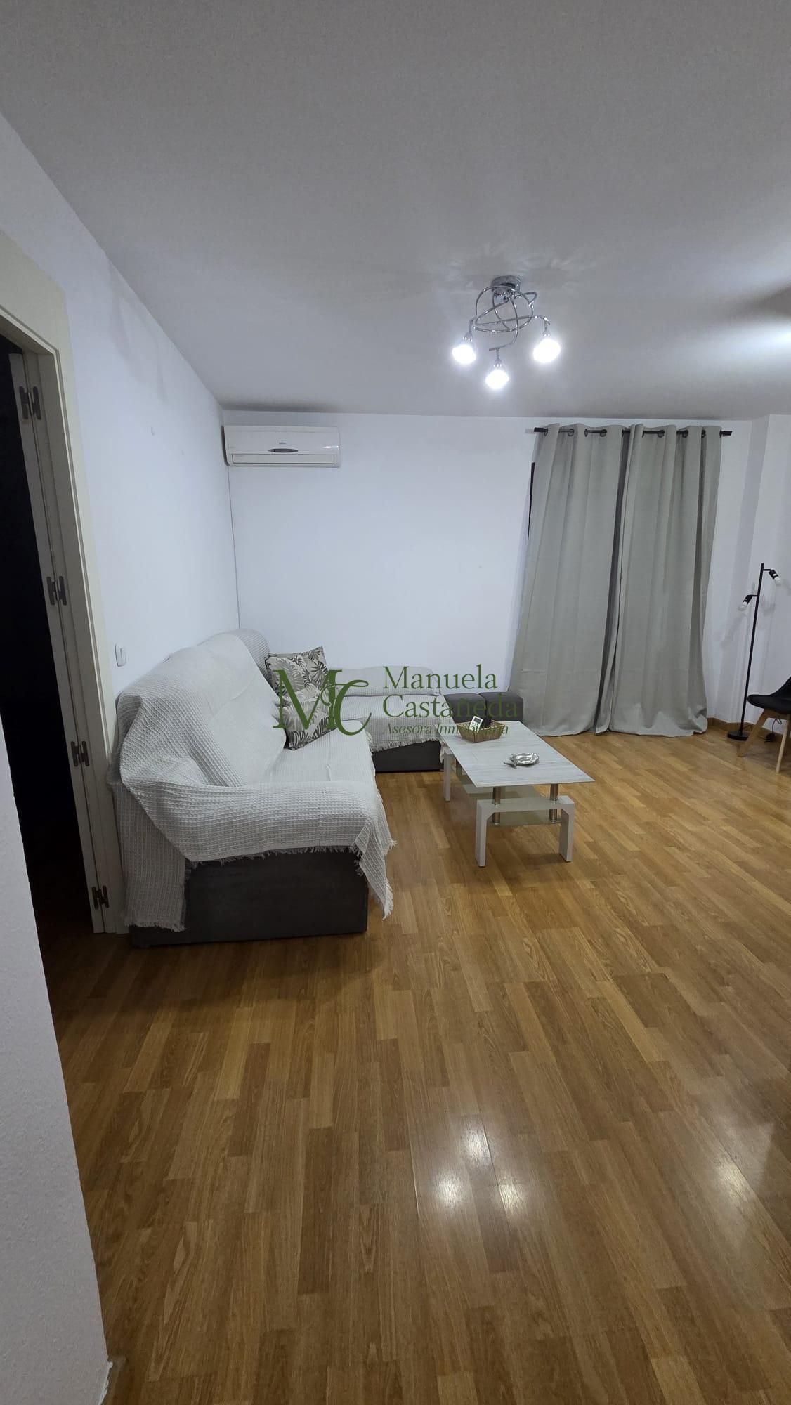 Living room of Flat for rent in Mérida  with Air Conditioner, Storage room and Furnished