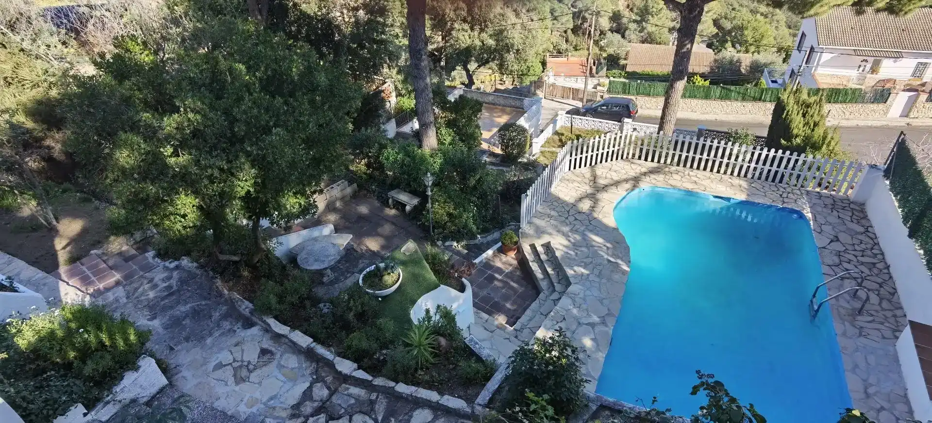 Piscina de Casa o xalet en venda en Sant Cebrià de Vallalta amb Aire condicionat i Piscina