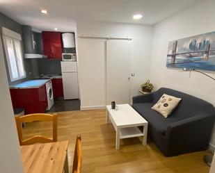 Living room of Study to rent in  Madrid Capital  with Air Conditioner, Heating and Furnished