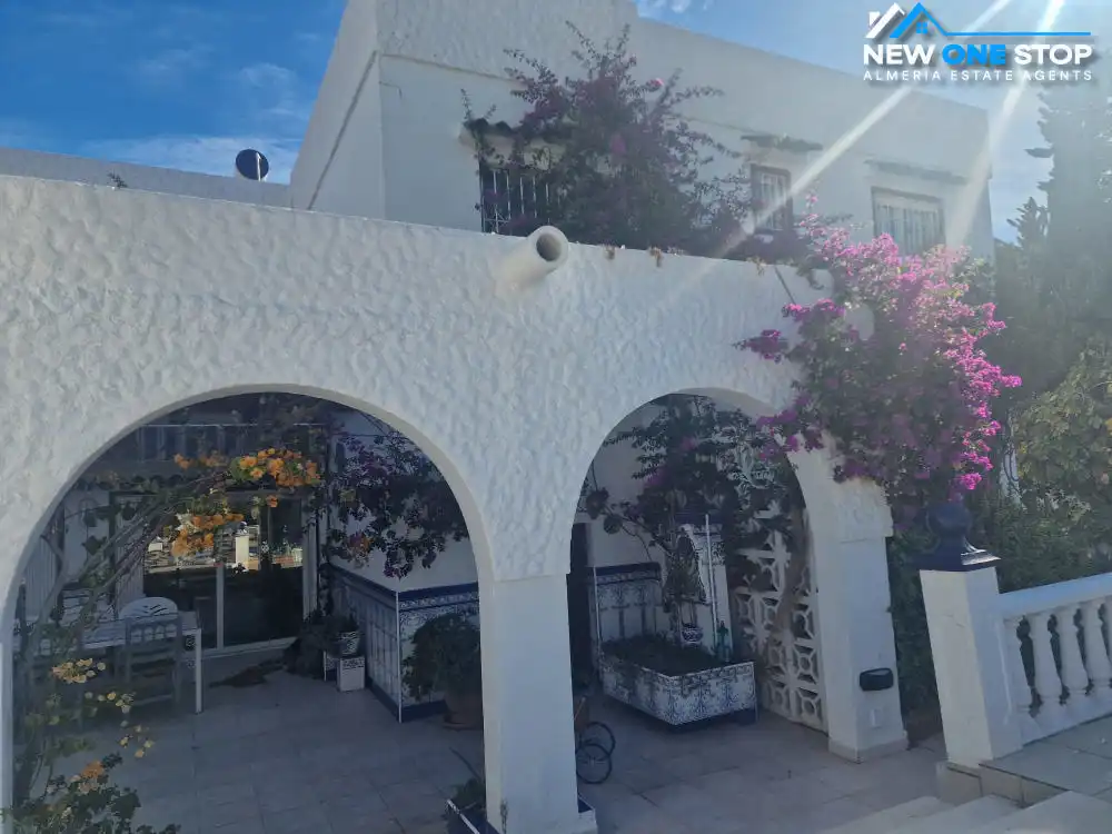 Vista exterior de Casa o chalet en venta en Mojácar con Aire acondicionado, Calefacción y Jardín privado