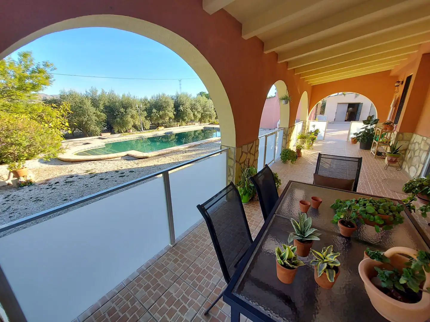 Terraza de Finca rústica en venta en Calasparra con Jardín privado y Piscina
