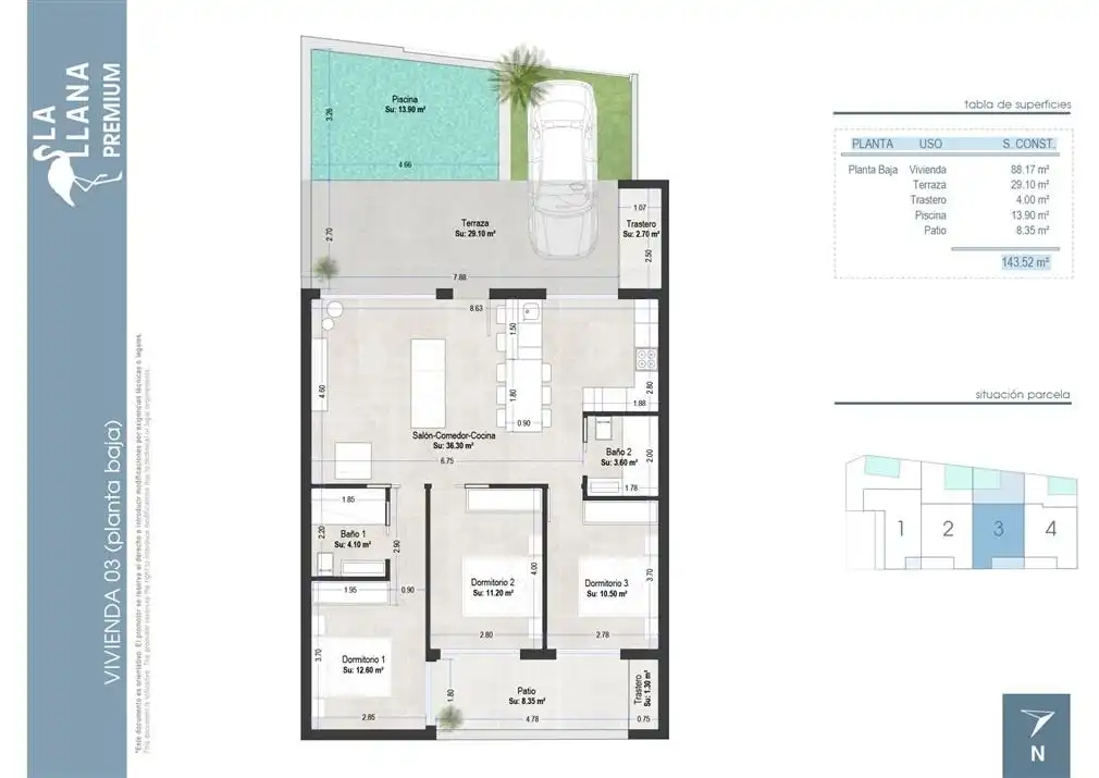 Ático en venta en San Pedro del Pinatar con Aire acondicionado, Terraza y Trastero
