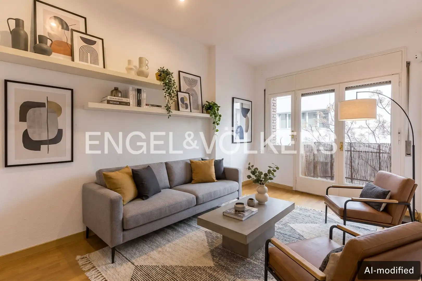 Sala d'estar de Pis en venda en Gràcia