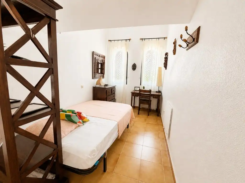 Schlafzimmer von Maisonette zum Verkauf in La Manga del Mar Menor mit Klimaanlage