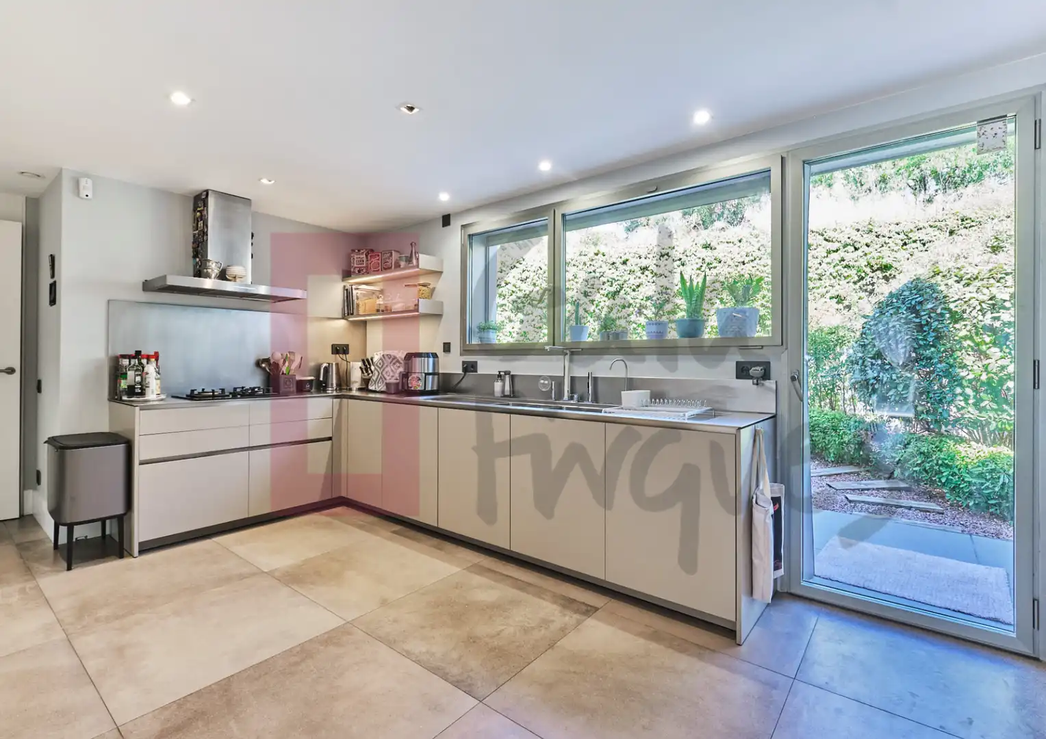 Cocina de Casa o chalet en venta en Barcelona con Aire acondicionado, Calefacción y Parquet