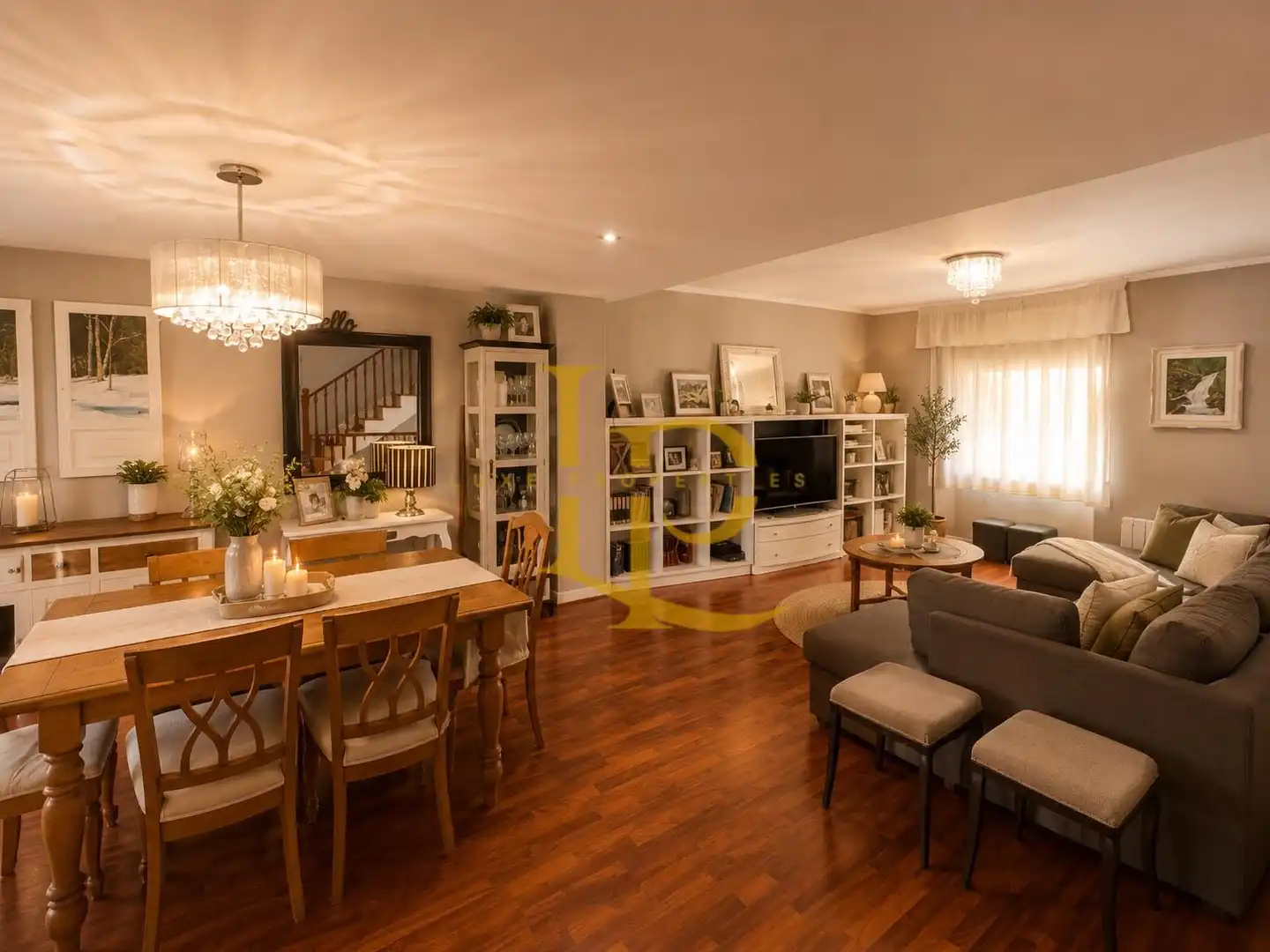 Sala de estar de Casa adosada en venta en Castellbisbal con Aire acondicionado, Calefacción y Jardín privado