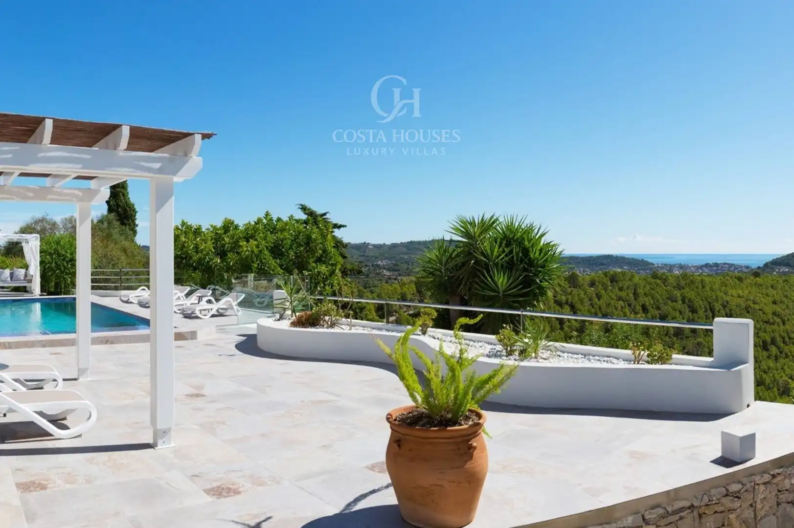 Terraza de Casa o chalet en venta en Benissa con Aire acondicionado, Calefacción y Jardín privado
