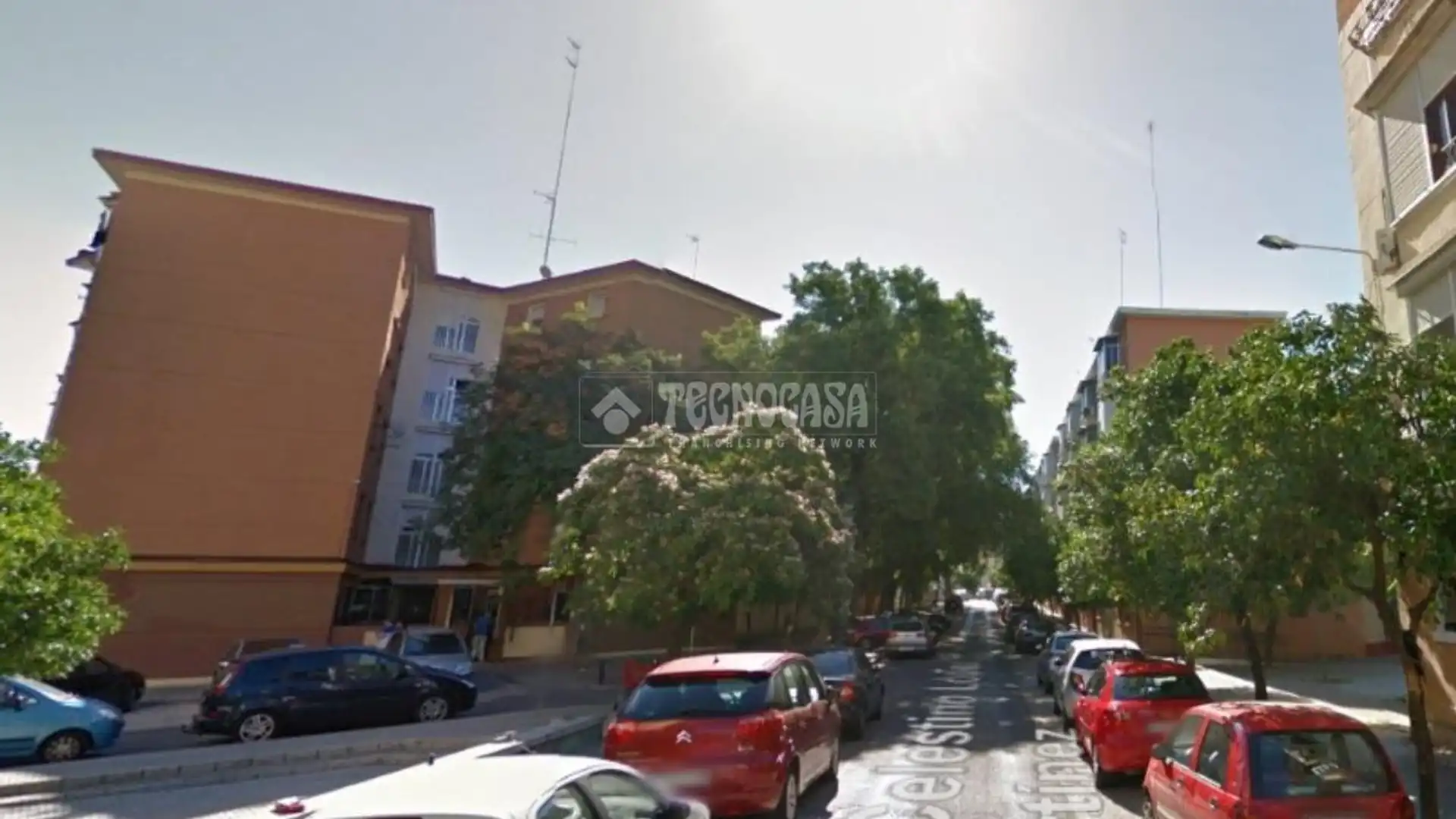 Vista exterior de Piso en venta en  Sevilla Capital con Terraza