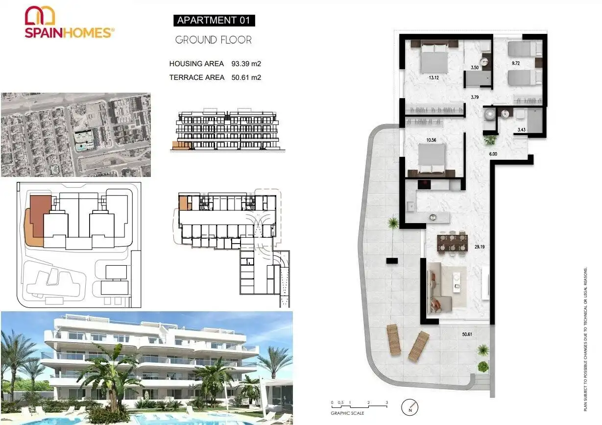 Apartament amb terrassa en venda a Orihuela Costa, imagen 35